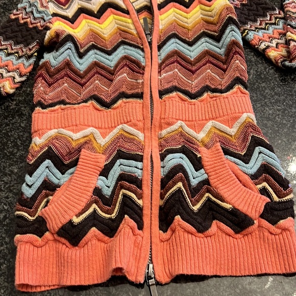 Missoni x Target zip cardigan, Size XS girls - Picture 3 of 12